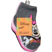 Wholesale - 5pk MINNIE MOUSE TRICK OR TREAT QRT SOCKS SIZE 2T-4T, UPC: 193159212490